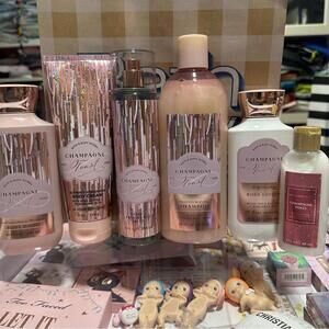 Champagne Bath & Body Set - Pink